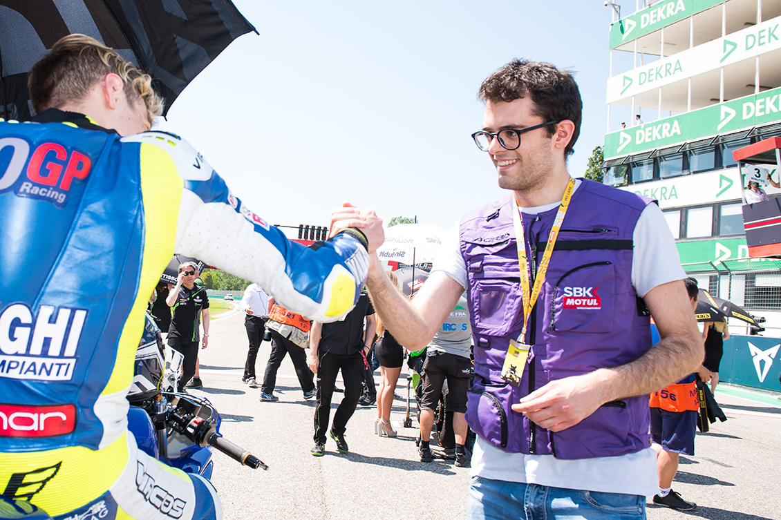 Palmen in Motorradsport